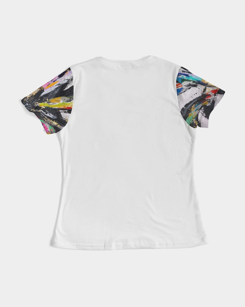 O P T I M I S T I C Women's All-Over Print Tee