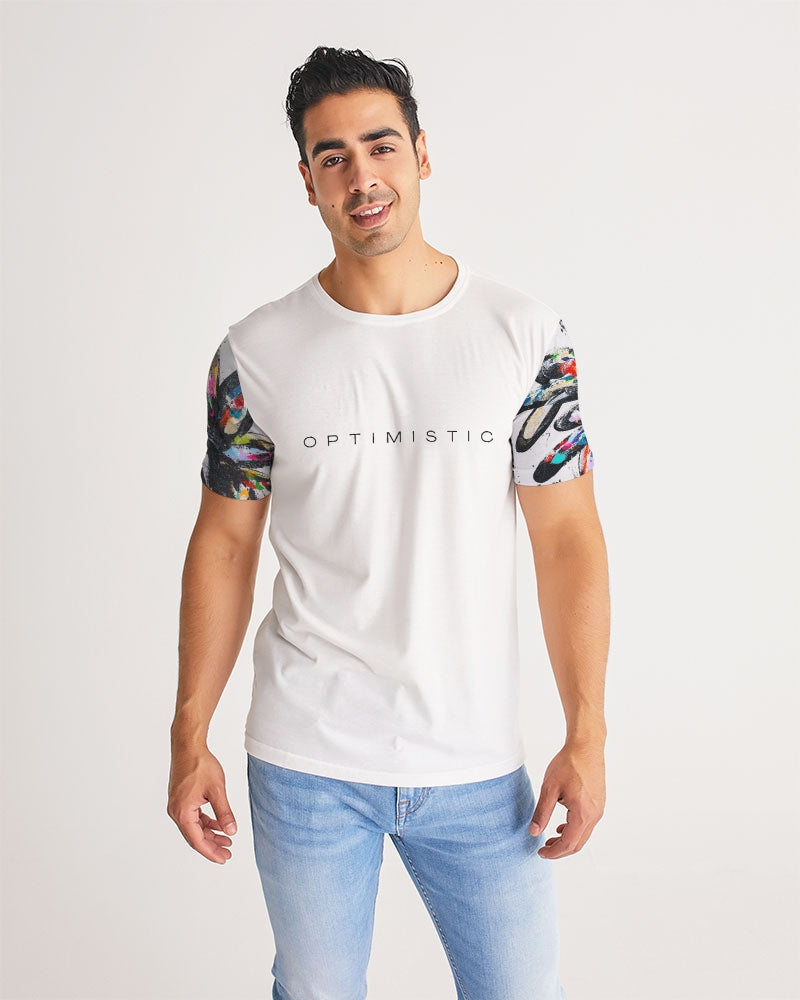 O P T I M I S T I C Men's All-Over Print Tee