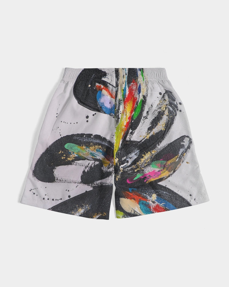 O P T I M I S T I C Men's All-Over Print Jogger Shorts