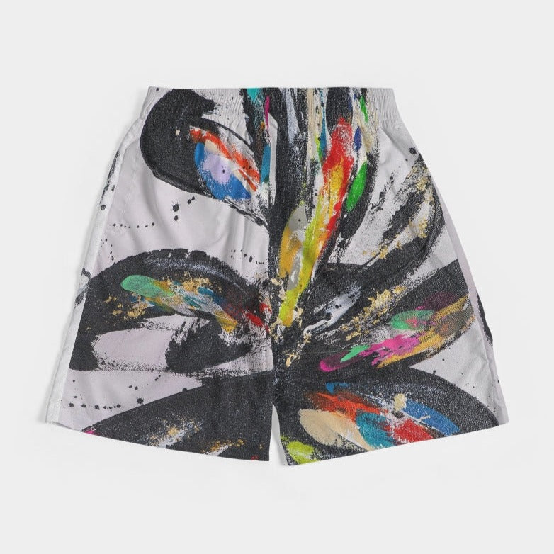 O P T I M I S T I C Men's All-Over Print Jogger Shorts