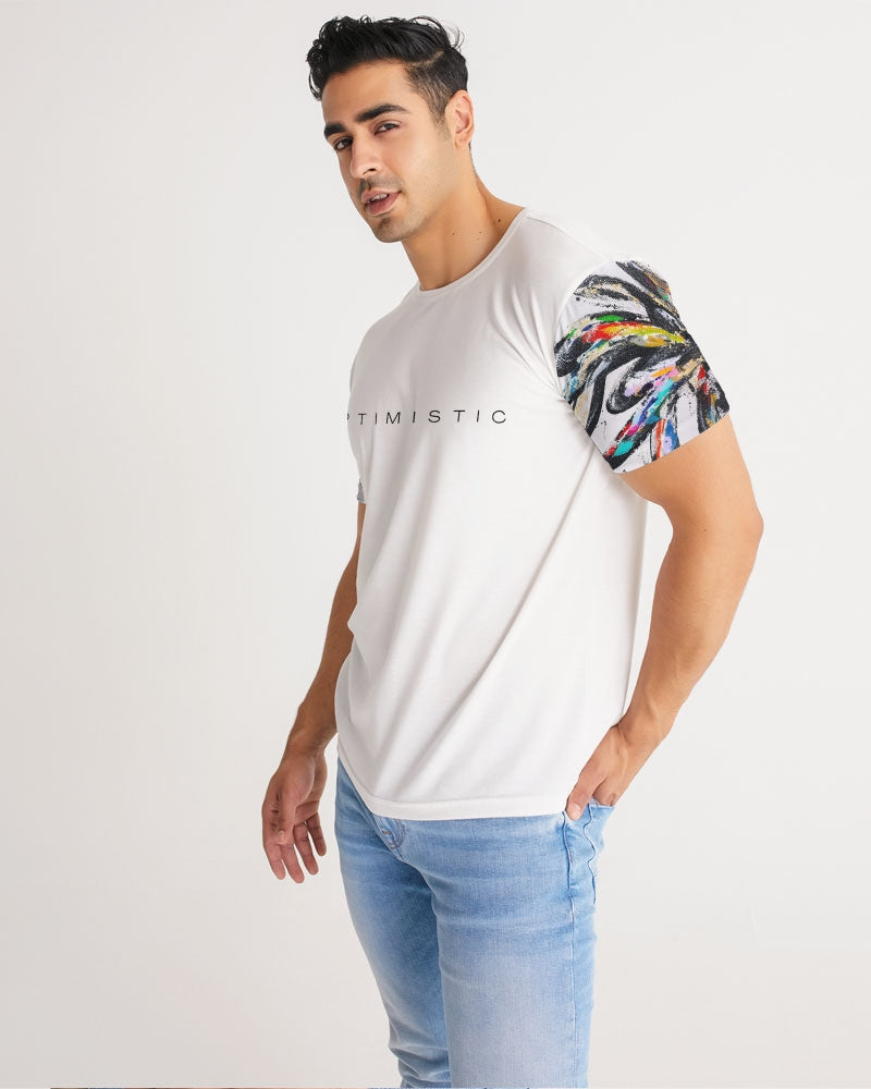 O P T I M I S T I C Men's All-Over Print Tee