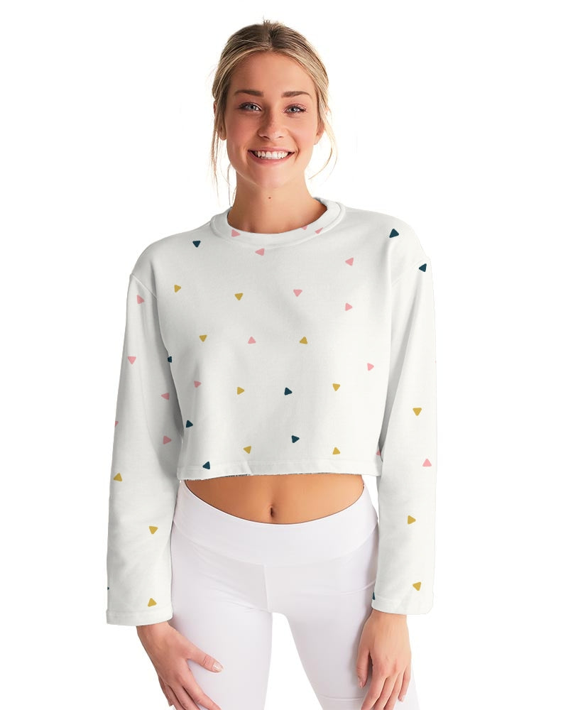 Abstract Cropped Sweatshirt - ComfiArt