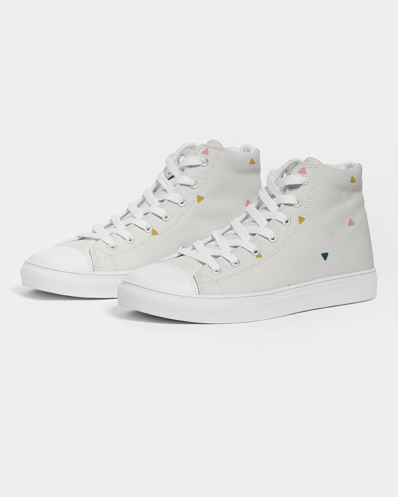 Abstract Women's Hightop Canvas Shoe - ComfiArt