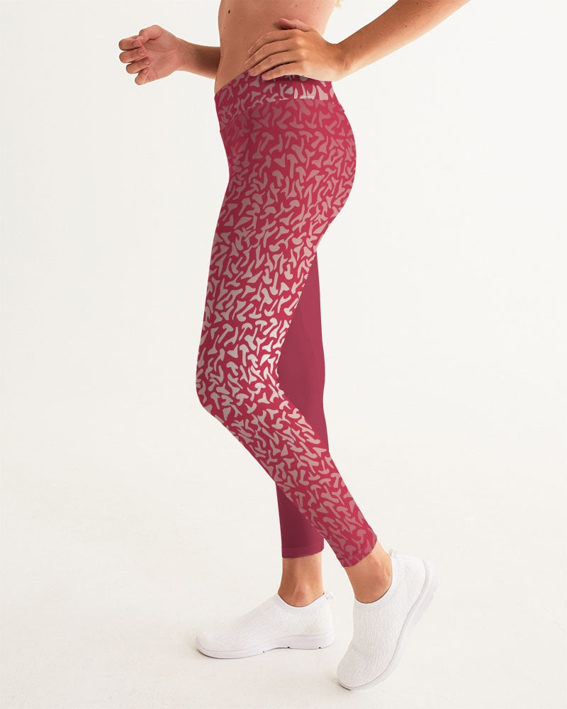 Angry Red Women's Yoga Pants