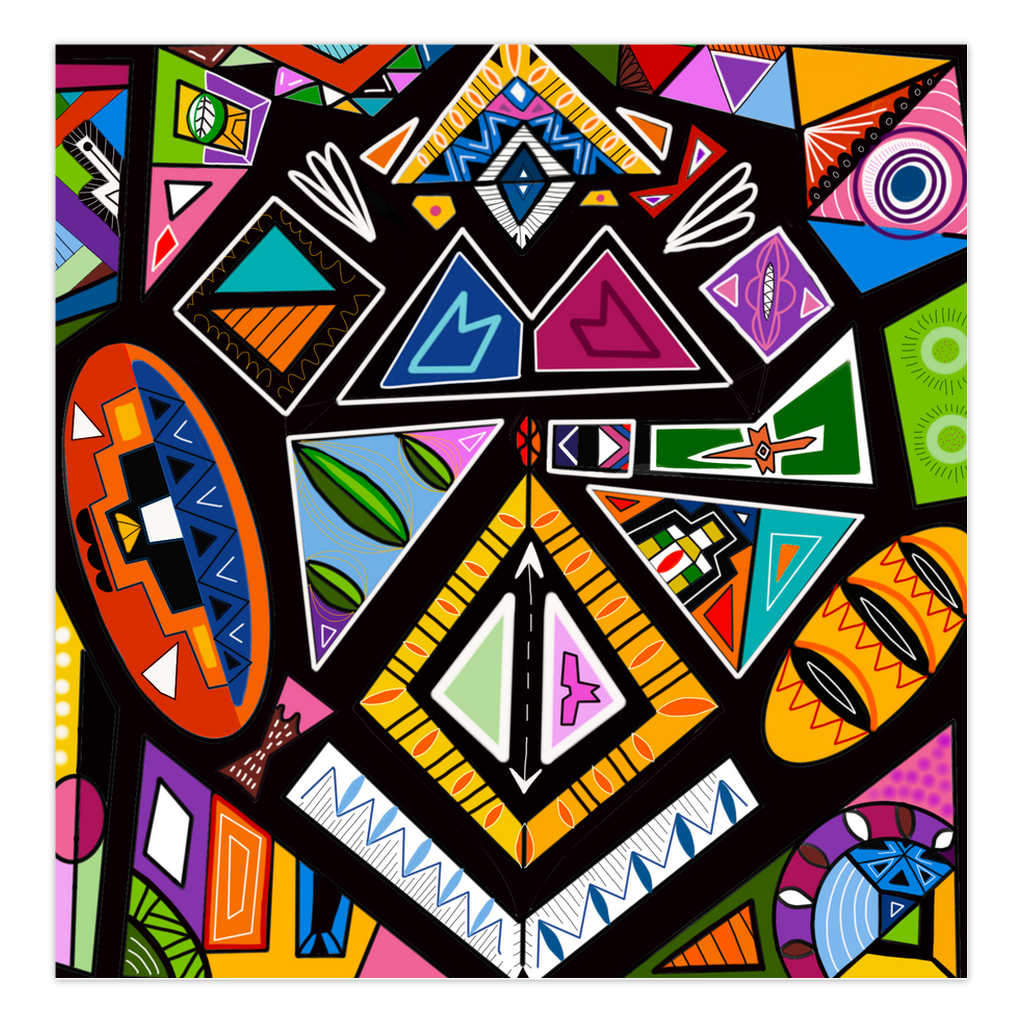 Ndebele Folded Cards