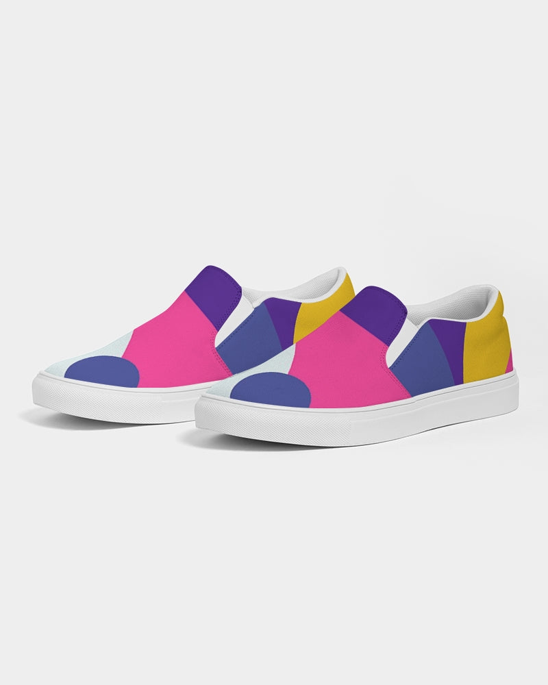 Color Abstract Women's Slip-On Canvas Shoe - ComfiArt