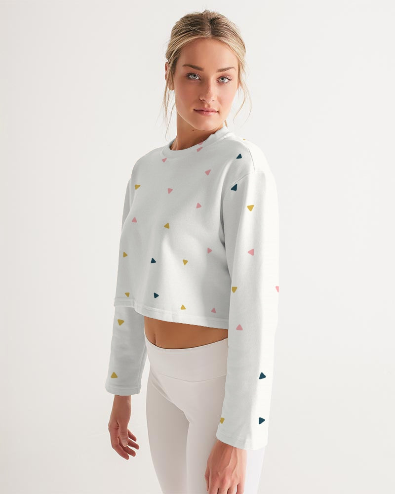 Abstract Cropped Sweatshirt - ComfiArt