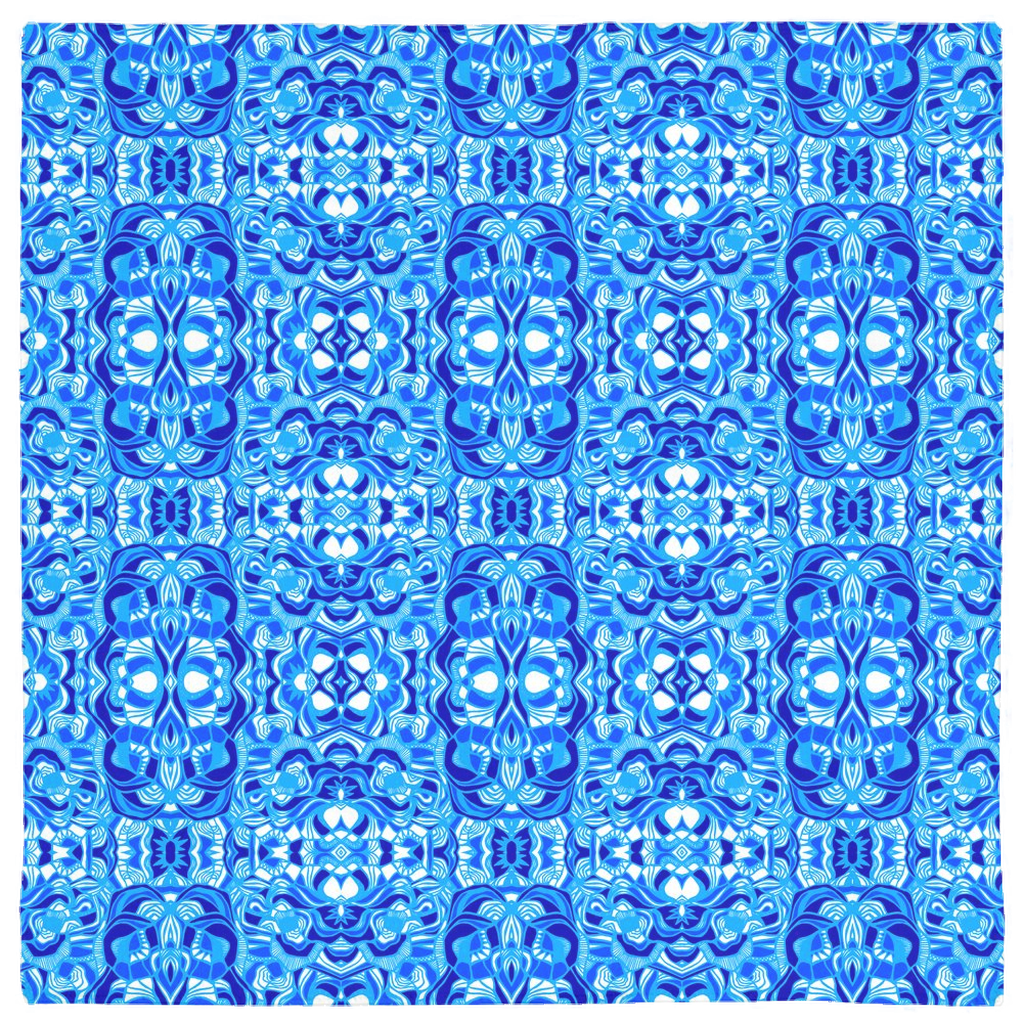 Rochelle Holiday Blue Fabric Wrap