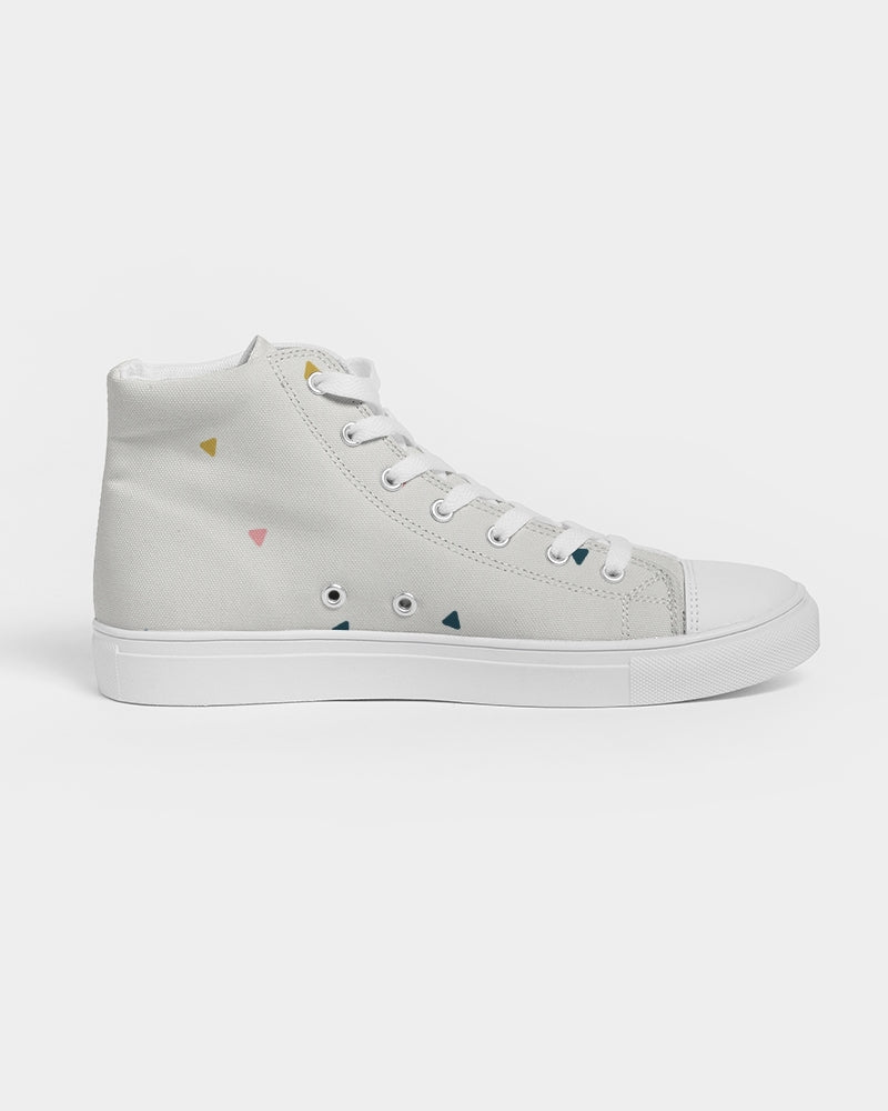 Abstract Women's Hightop Canvas Shoe - ComfiArt