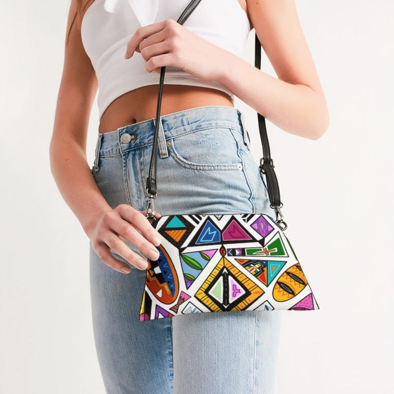 Ndebele -White Wristlet