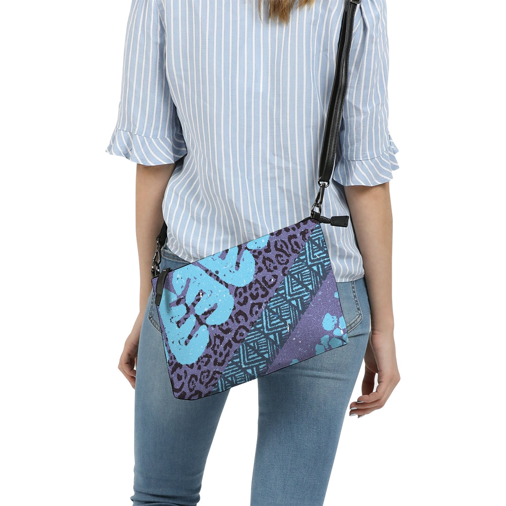 Blue News Daily Zip Pouch - ComfiArt