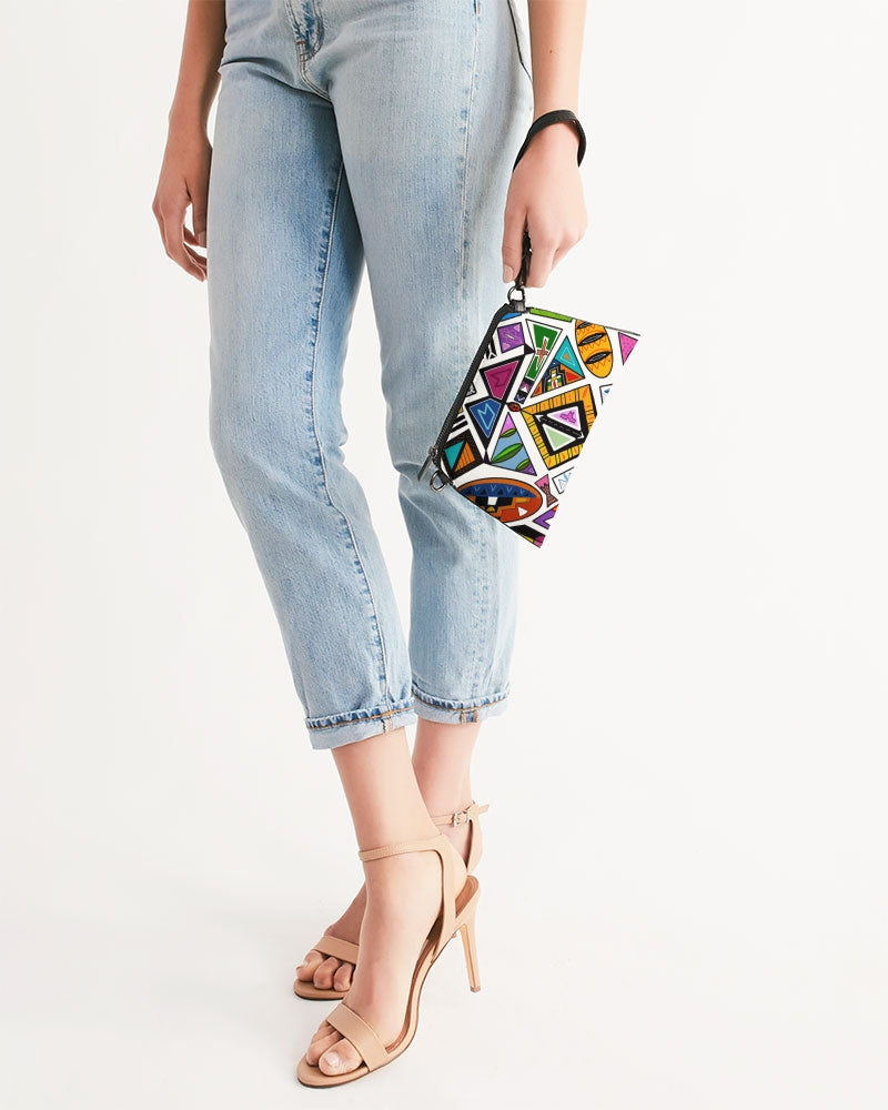 Ndebele -White Wristlet