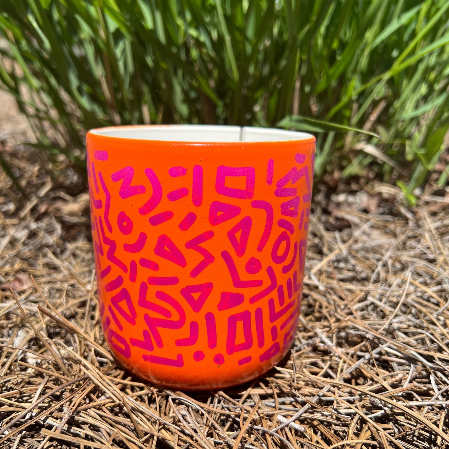 Orange Vibrate Auras Candle