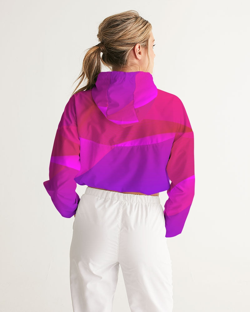 Pinky Women's Cropped Windbreaker