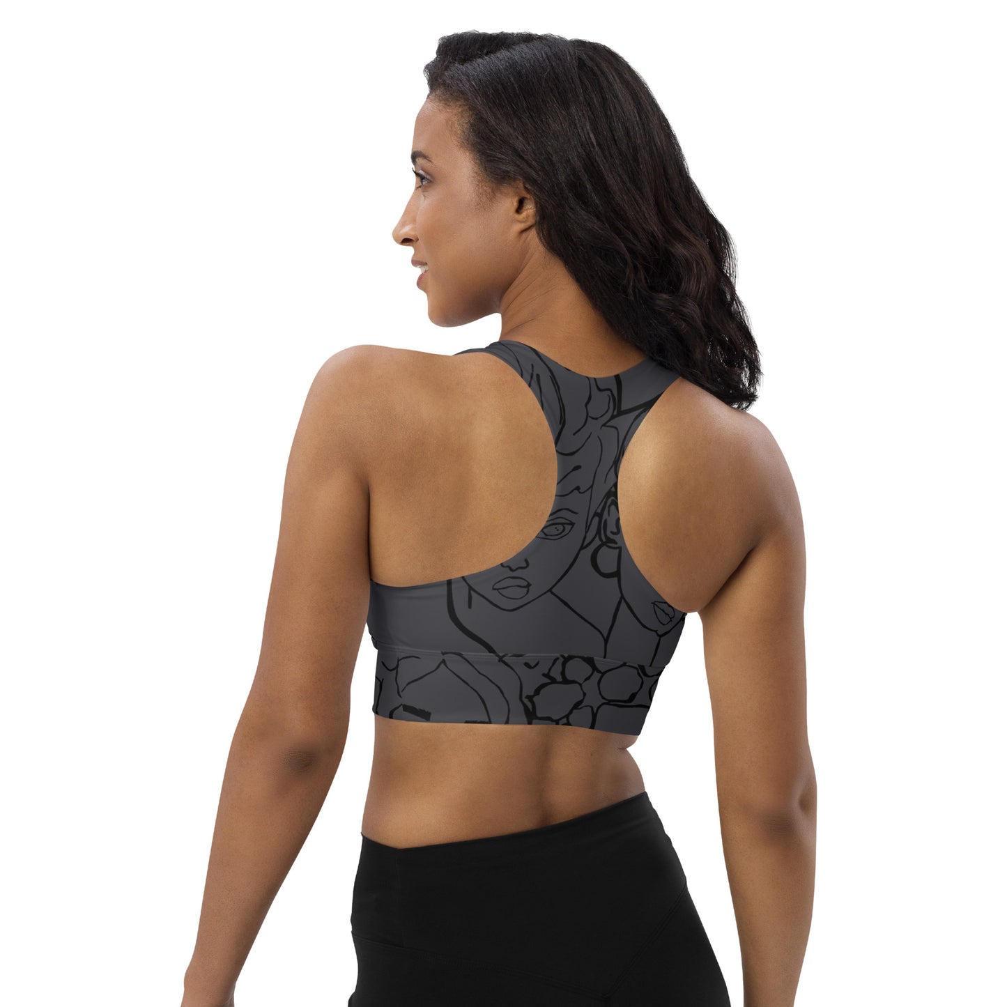 All The Girls Longline sports bra