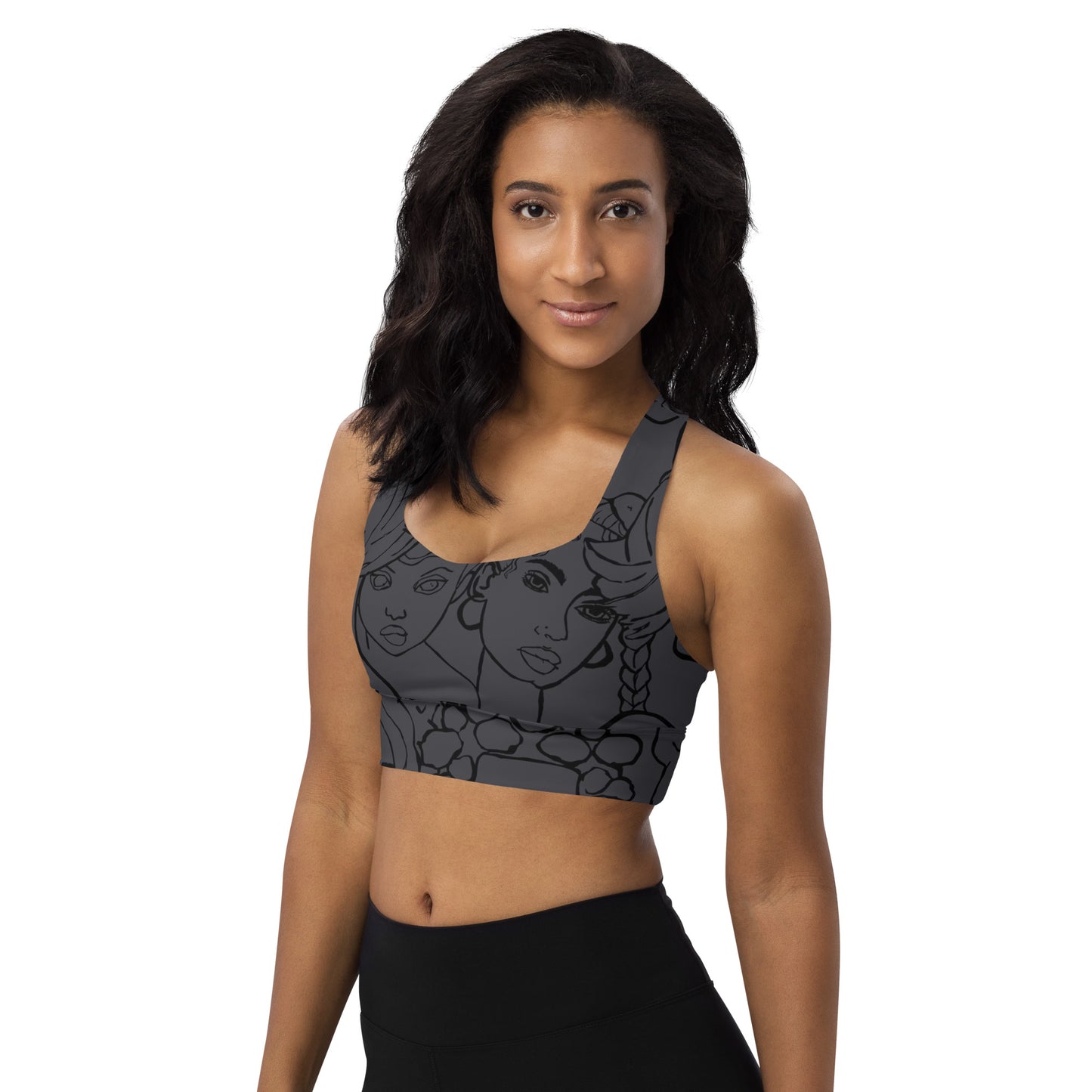 All The Girls Longline sports bra