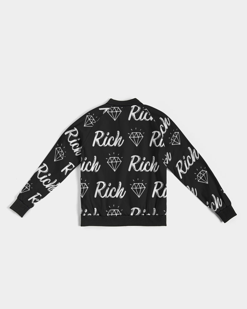 Rich Black Women's Bomber Jacket