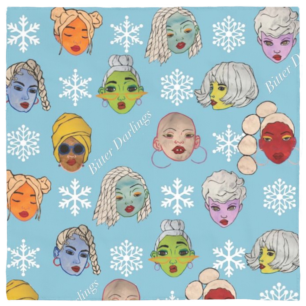 Bitter Darlings Holiday Fabric Wrap