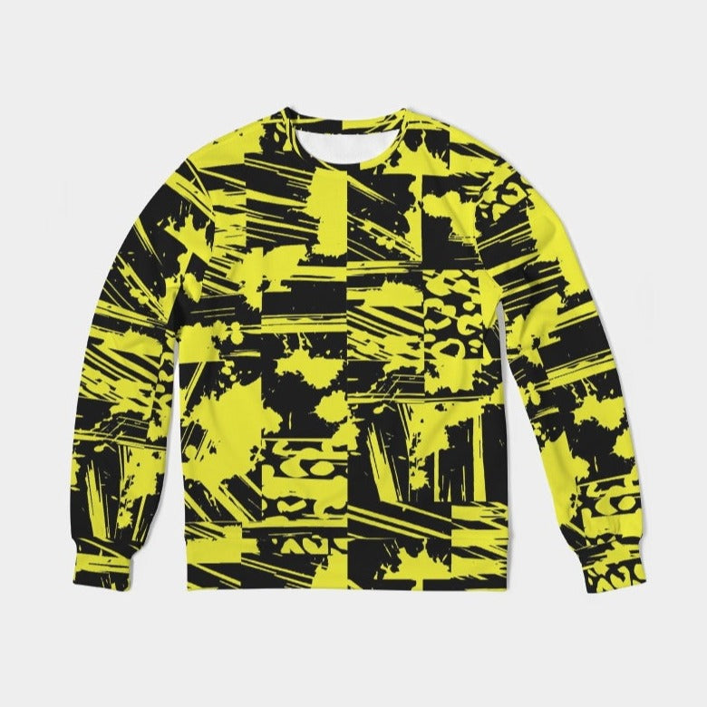 Blk & Yello Classic Crewneck Pullover