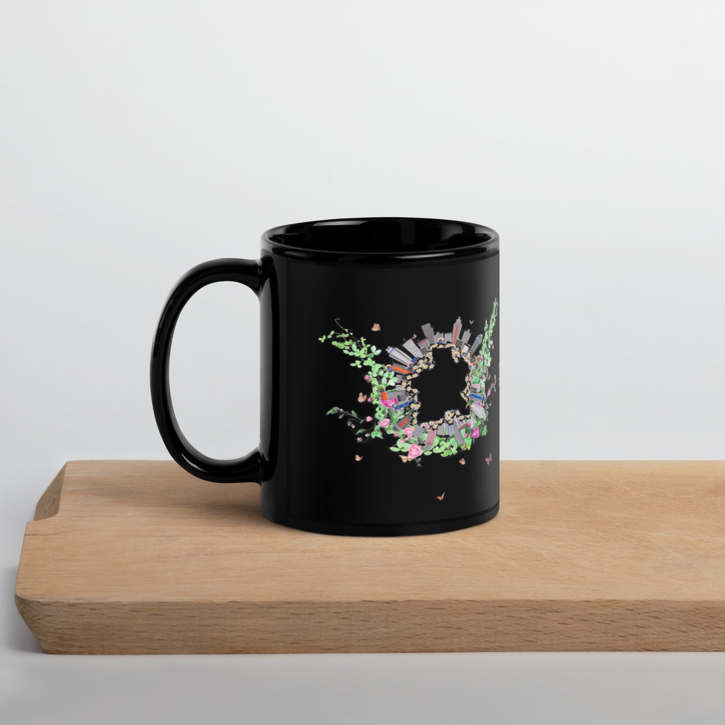 Marryam UWGA Black Glossy Mug