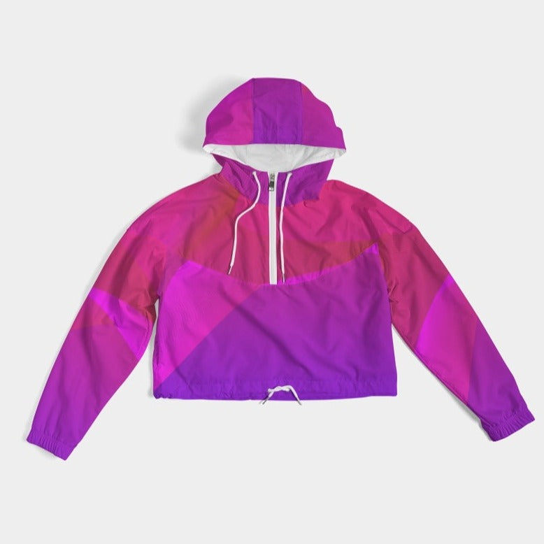 Pinky Women's Cropped Windbreaker