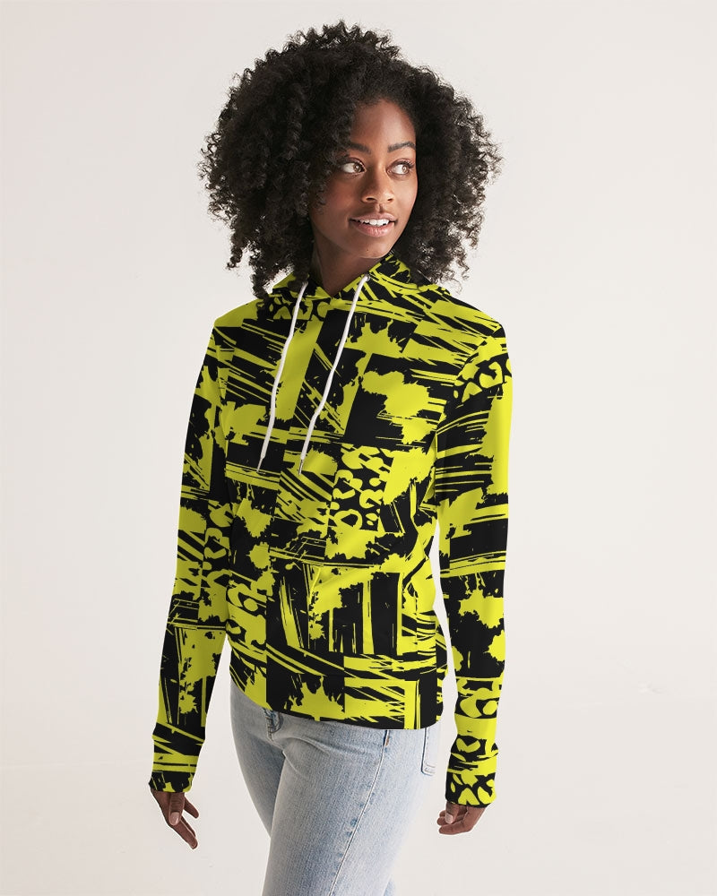 Blk & Yello Women's Hoodie