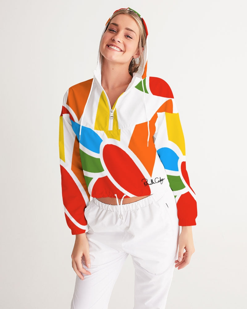 Izwi Peace Women's Cropped Windbreaker