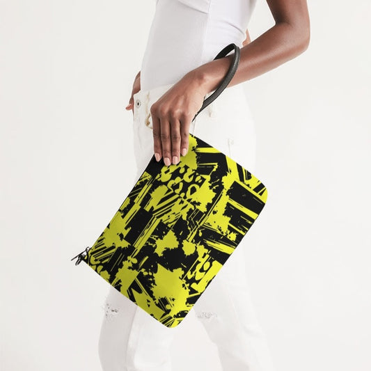 Blk & Yello Daily Zip Pouch