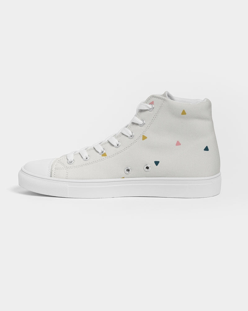 Abstract Women's Hightop Canvas Shoe - ComfiArt