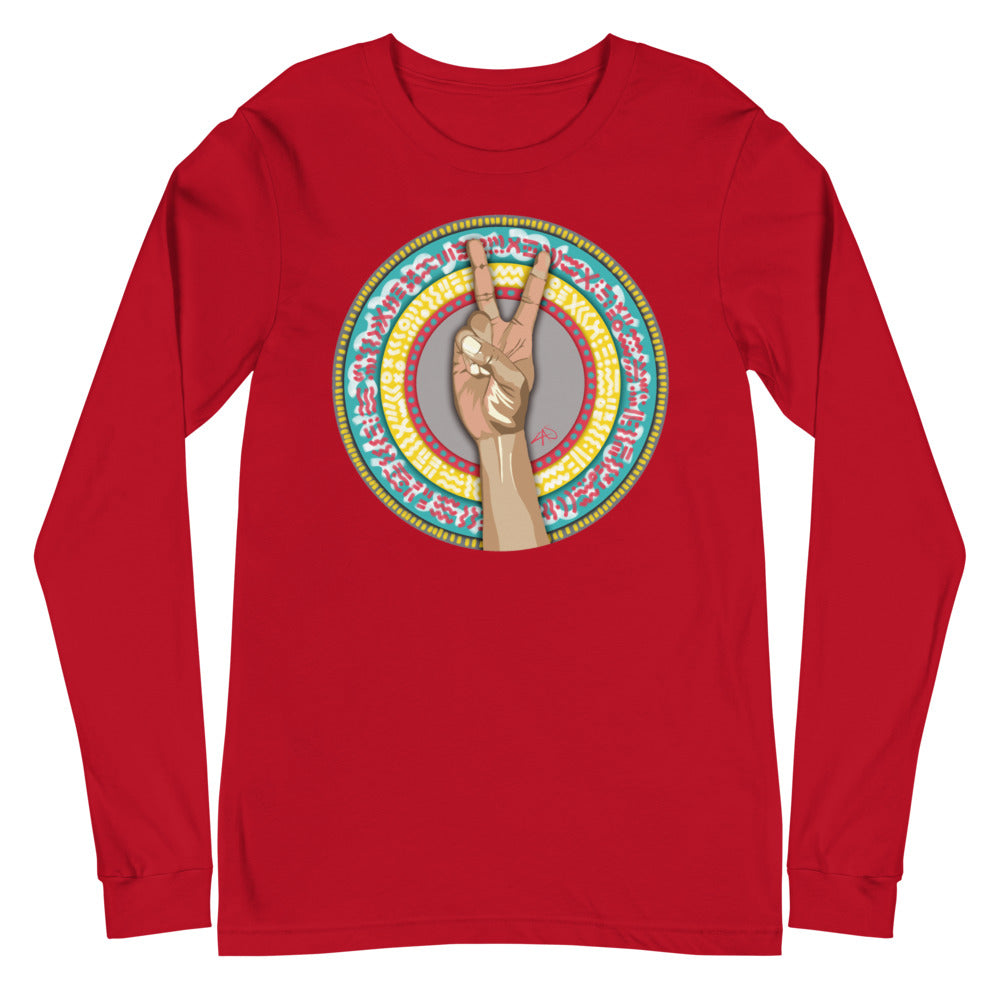 Peace Unisex Long Sleeve Tee - ComfiArt