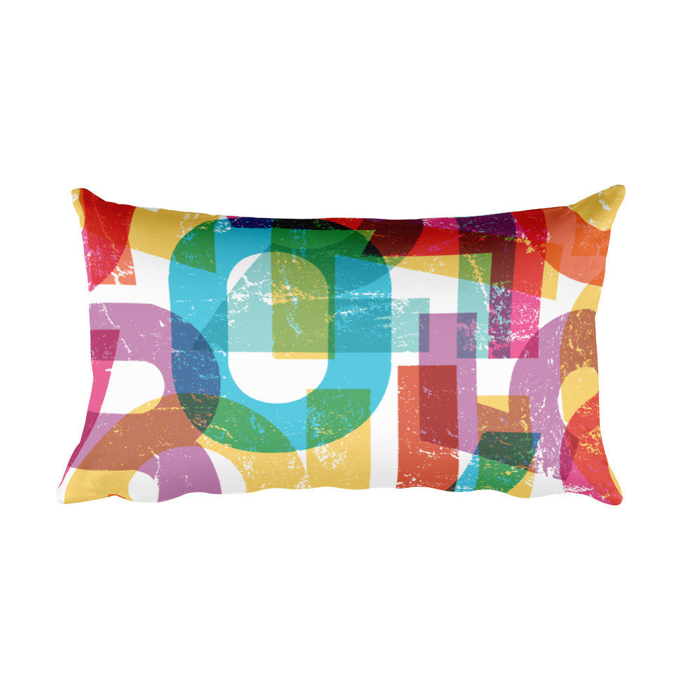 Numbers Rectangular Pillow - ComfiArt