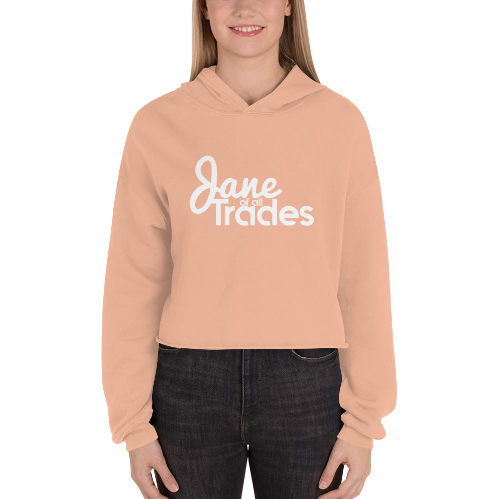 Jane of all Trades Crop Hoodie - ComfiArt