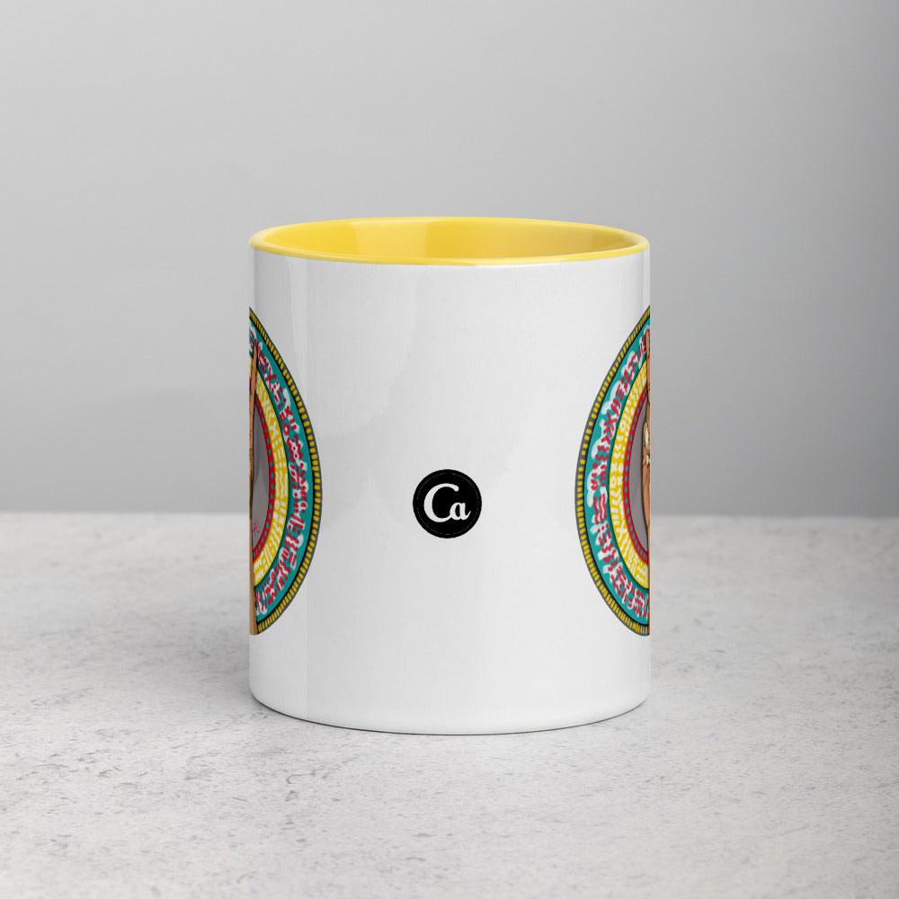 Peace Mug with Color Inside - ComfiArt