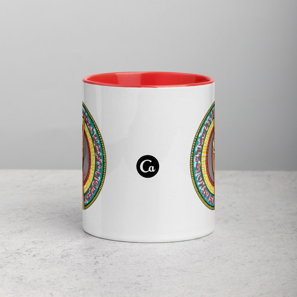 Peace Mug with Color Inside - ComfiArt