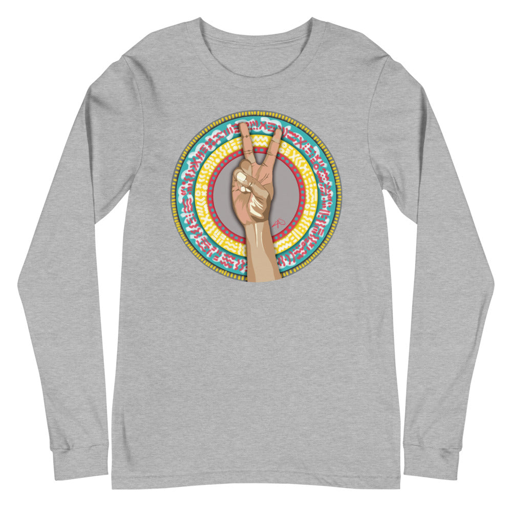 Peace Unisex Long Sleeve Tee - ComfiArt