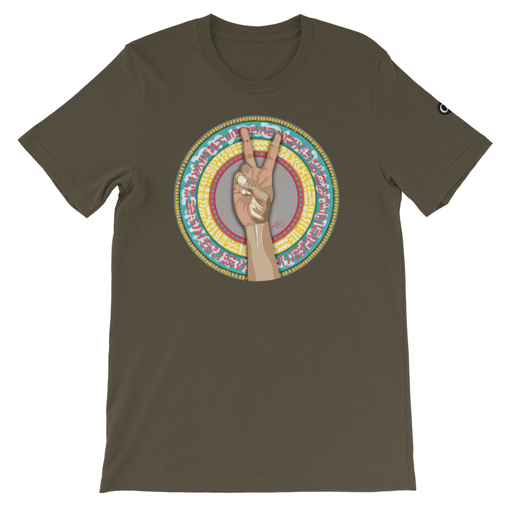 Peace Short-Sleeve Unisex T-Shirt - ComfiArt