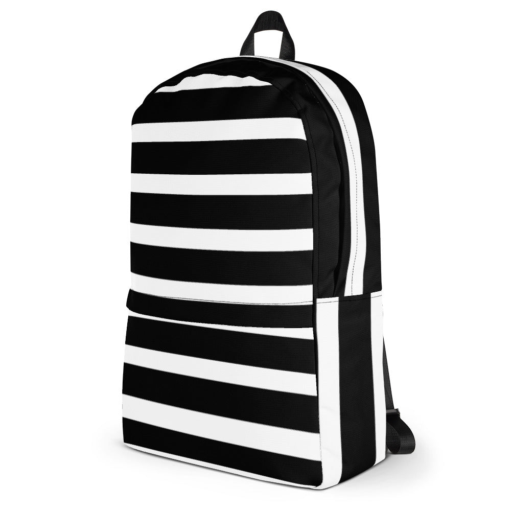 Blk Strip Backpack - ComfiArt