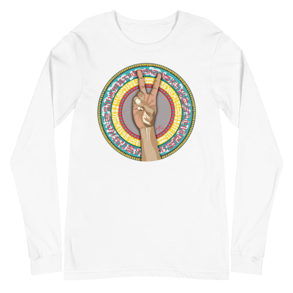 Peace Unisex Long Sleeve Tee - ComfiArt