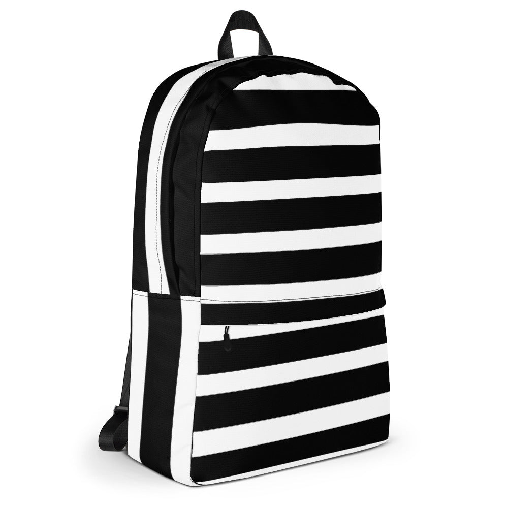 Blk Strip Backpack - ComfiArt