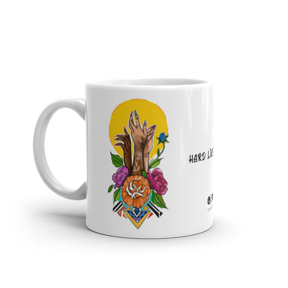 Hard Like a Rose Anthem glossy mug