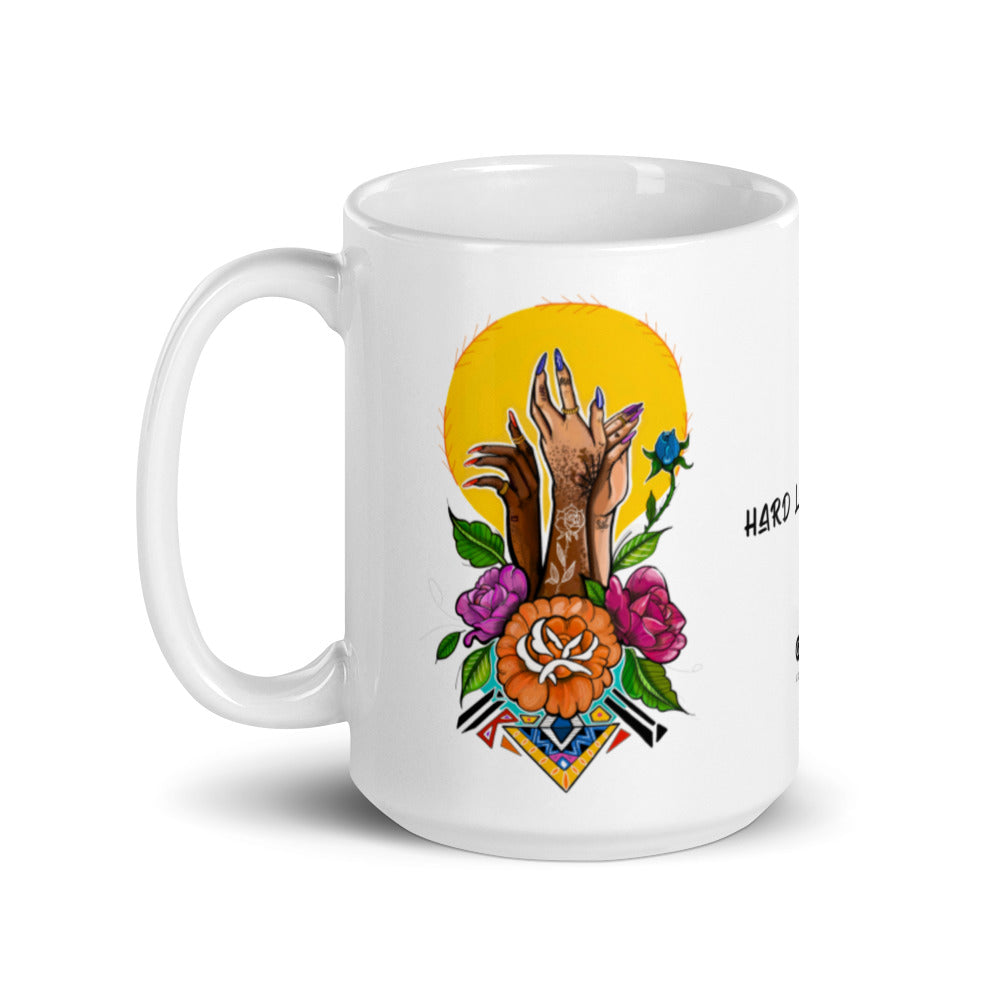 Hard Like a Rose Anthem glossy mug